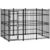 Outdoor Dog Kennel Steel 59.5 ft��