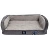 Quilted Gel Memory Foam Ortho Couch Pet Bed, Large