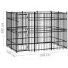 Outdoor Dog Kennel Steel 59.5 ft��