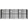 Outdoor Dog Kennel Steel 119 ft��