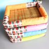 Breathable Pet Puppy Cooling Mat Bed Summer Protection Cervical Spine Cat Dog Ice Mat Square Rattan Kennel Supplies